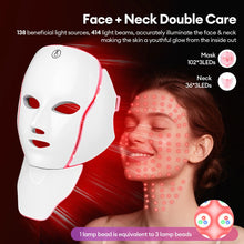 Cargar imagen en el visor de la galería, Máscara led skincare 7 colores profesional
