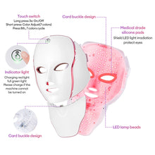 Cargar imagen en el visor de la galería, Máscara led skincare 7 colores profesional
